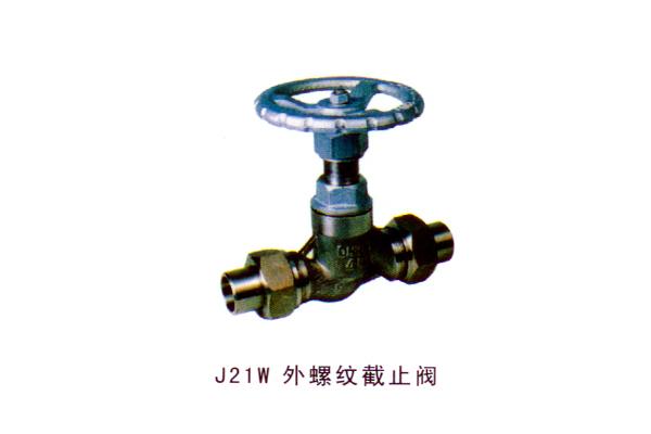 J21W 外螺紋截止閥