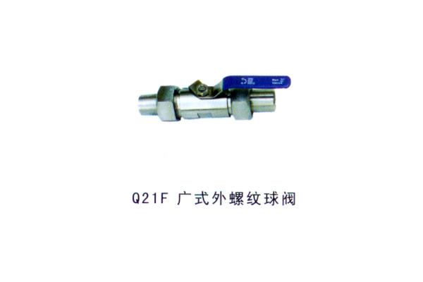 Q21F 廣式外螺紋球閥