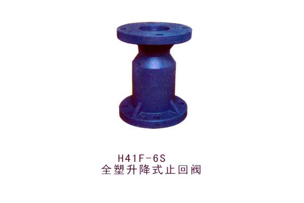 H41F-6S全塑升降式止回閥