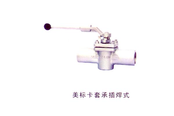 美標(biāo)卡套承插焊式旋塞閥