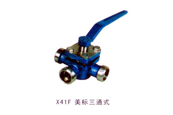 X41F 美標三通式旋塞閥